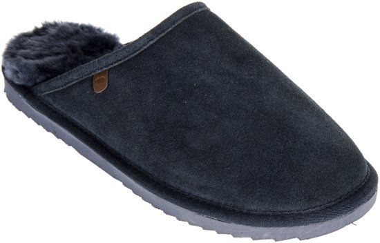 Warmbat Classic Slipper Navy Heren Slippers - Maat 42 - Unisex - blauw