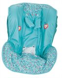 Universele Babyline Universele stoelbekleding voor autostoel, groep 0/1/2, inclusief riem, blauw (eekhoorn)