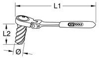 KS Tools ABS Reibahle LKW Ø18x45 mm - 450.0340