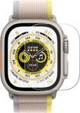 By Qubix - Screen protector Ultra Apple Watch - Tempered Glass - Geschikt voor Apple watch 49mm