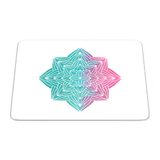 Bonamaison, Rechthoek Pop Art Digital bedrukte muismat, antislip onderkant, voor kantoor en thuis, grootte: 22x18 cm