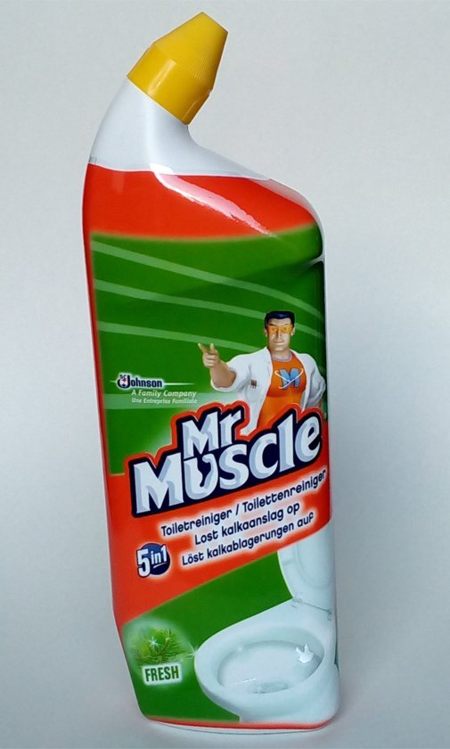 amerigo Mr Muscle Toiletreiniger - lost kalkaanslag op - 750 ml - fresh dennen - 6 flessen
