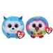 TY - Knuffel - Teeny Puffies - Prince Husky & Owen Owl - Meerkleurig