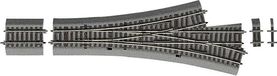 Roco H0 RocoLine (met ballastbed) 42543 Driewegwissel 287.5 mm 1 stuk(s)