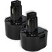vhbw 2x batterie compatible avec Black & Decker Q115, SX2000, TV230, PS310, PS320, PS9600, PS3350, PS3350K, PS3200, PS3300 outil (1500 mAh, NiMH, 9,6 V)