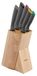 Ensemble de couteaux avec bloc en bois - Ensemble de 5 pièces