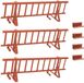 vidaXL Protection contre la neige pour toit Rouge 300 x 29,5 x 34,5 cm Acier