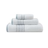 Tommy Bahama - Handdoekenset, superzachte premium badhanddoeken, tropische woondecoratie (klif zijde blauw, 3-pack)