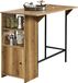 Plan de travail pour cuisine avec porte et plan de travail coulissant - stable et peu encombrant