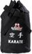 Danrho Karate canvas tas Dojo Line Duffel bag Zwart Katoen 45 x 40 cm Volwassenen Lente/Zomer 2022