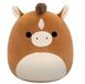 Squishmallows Philip 19cm Peluche Cheval Brun Blanc