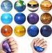 Mini-planeten - Set van 12 - Opblaasbare ballen van schuim - Speelgoed - Anti-angst