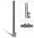Smart SM80S Satelliet balustrade-beugel Zilver
