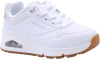 Skechers Kinder Uno Gen1 Shimmer Away Sneakers 310545L WSL Wit/Zilver