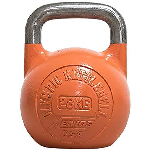 Xenios USA Staal Russische Girevoy Kettlebell-28 kg-oranje, XSSTOKBL28