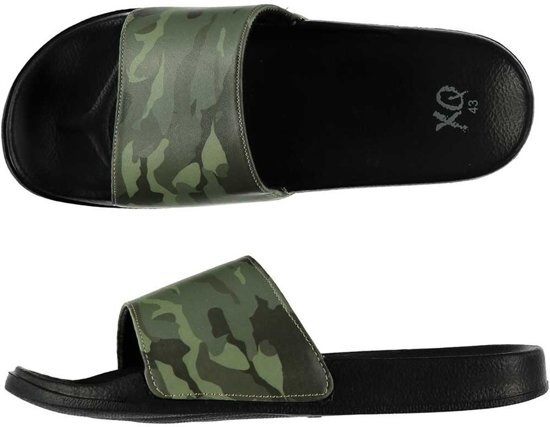 - Badslippers/huisslippers met camouflage print voor heren 42