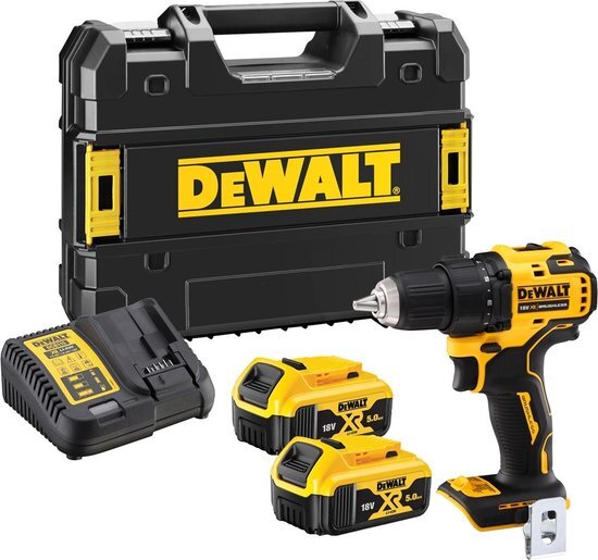 DeWalt DCD708P2T-QW Compacte schroef/boormachine 18V 5.0Ah