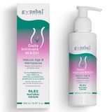 GYNEBAL Intieme wasgel met P8 aangepast aan de vaginale PH van rijpe vrouwen of menopauze - intieme verzorging voor dames met tea tree olie + prebioticum - dagelijkse hygiëne - 150 ml