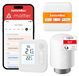 Ensemble de vannes thermostatiques intelligentes avec panneau et hub, compatible Matter