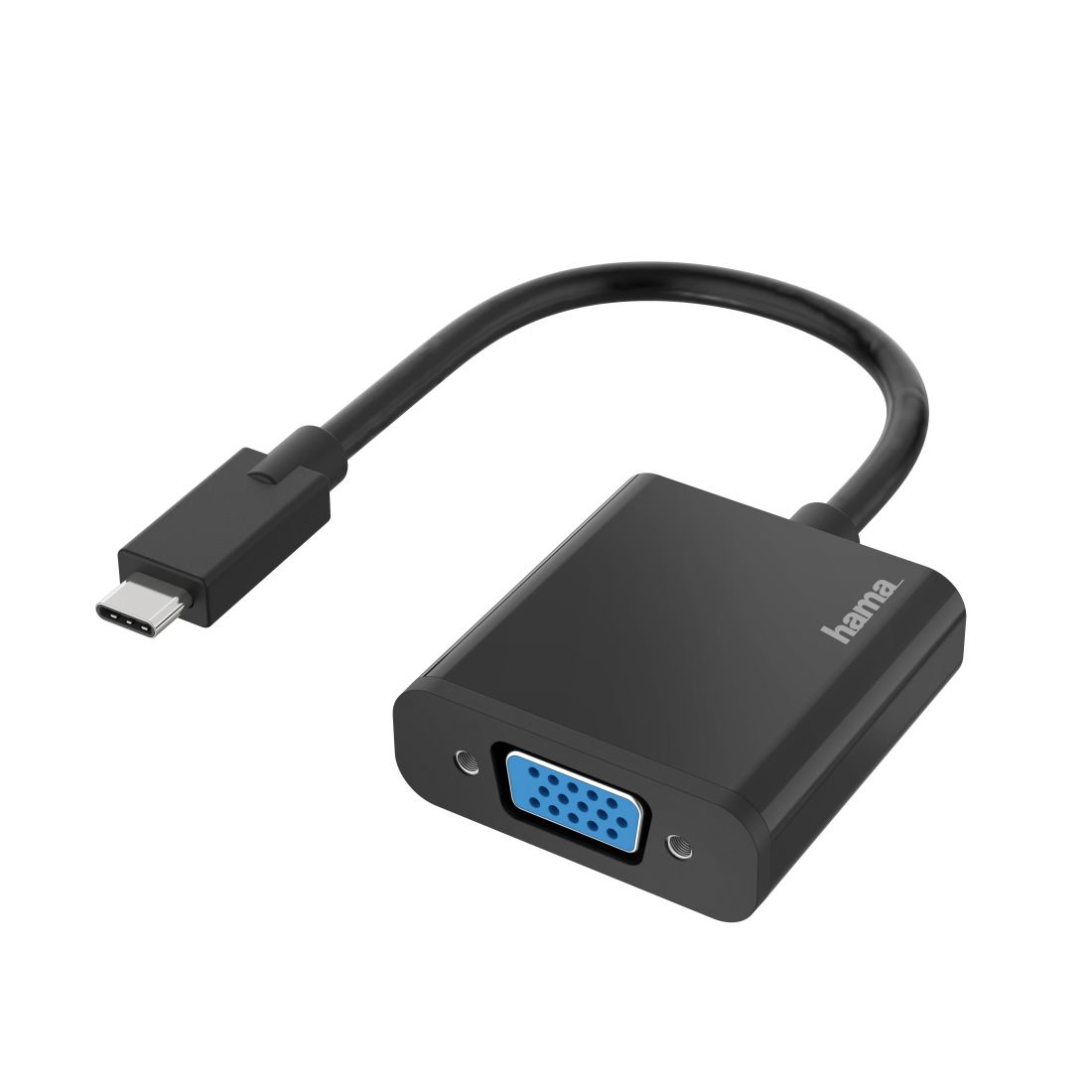 Hama USB-C naar VGA Adapter - Zwart