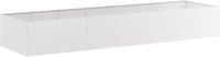 vidaXL Plantenbak 280x80x40 cm roestvrij staal