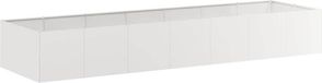 vidaXL Plantenbak 280x80x40 cm roestvrij staal