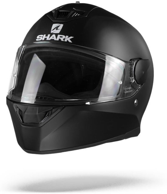 Shark D-Skwal 2 Blank Mat Zwart Kma Integraalhelm - Motorhelm - Maat XL