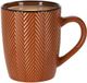 Siaki Koffiemok/theemok - Fishbone - terra - 370 ml - mokken - keramiek