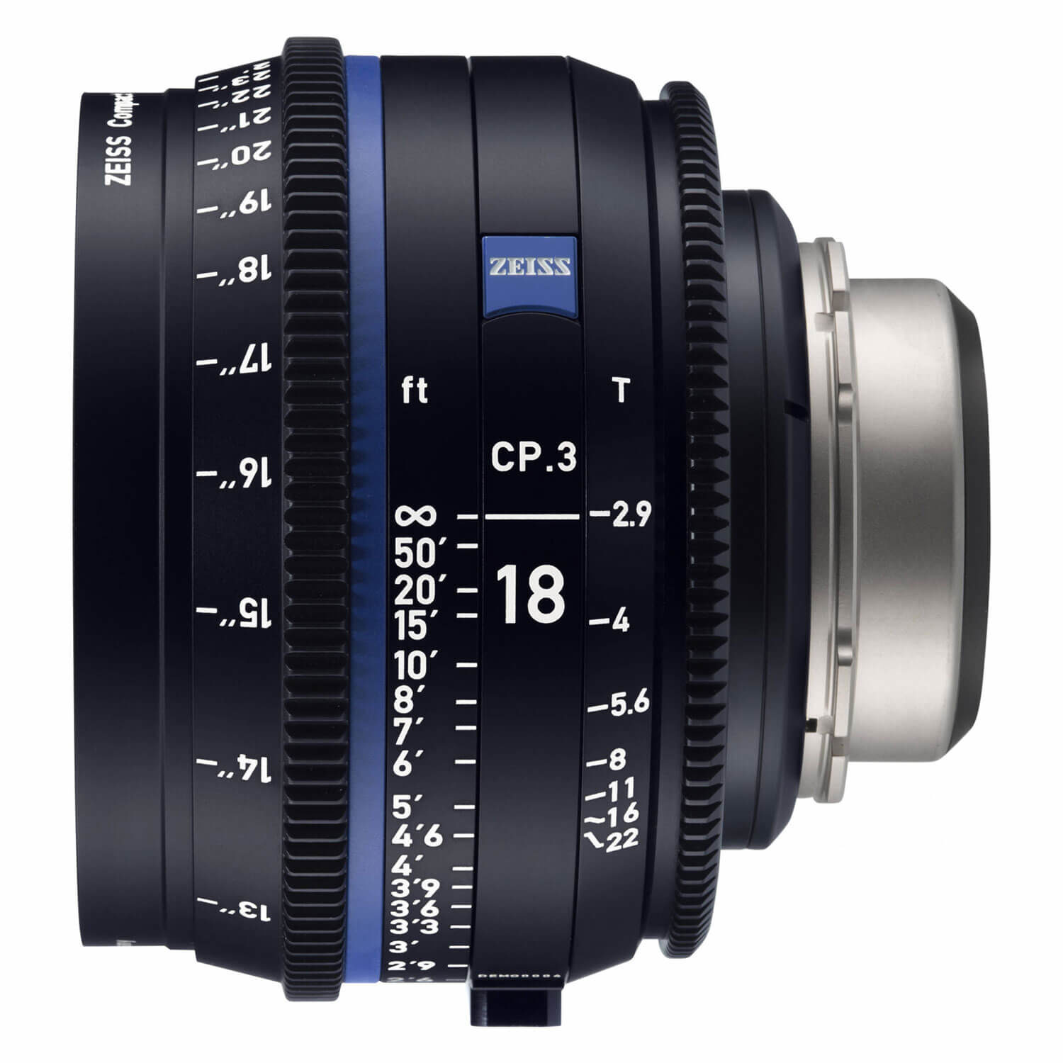 ZEISS Compact Prime CP.3 18mm T2.9 Canon EF-vatting