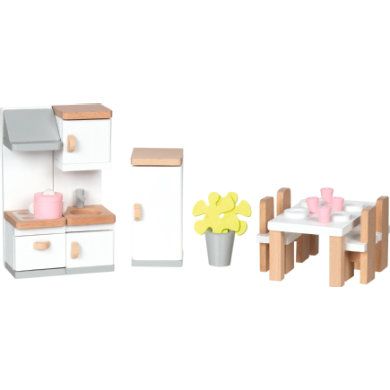 Goki Keukenuitrusting voor het poppenhuis - 4013594514934