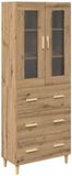 vidaXL Highboard Artisan Eiken 69,5 x 34 x 180 cm