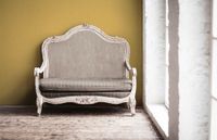 A.S. Création Vliesbehang Geel Wit 968586