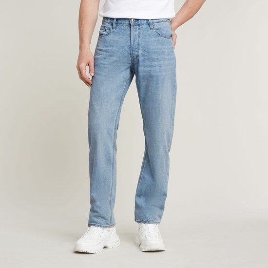 G-Star Dakota Regular Straight Heren Jeans Sun Faded Cloudburst