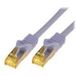 M-CAB RAW Netwerkkabel - RJ-45 (M) naar RJ-45 (M) - 50 cm - SFTP, PiMF - CAT 7 - halogeenvrij, gevormd, zonder haken - grijs