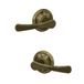 Schlage F10 VLA 609 16-080 10-027 134 N N SL Avila hal en kast hendel, antiek messing