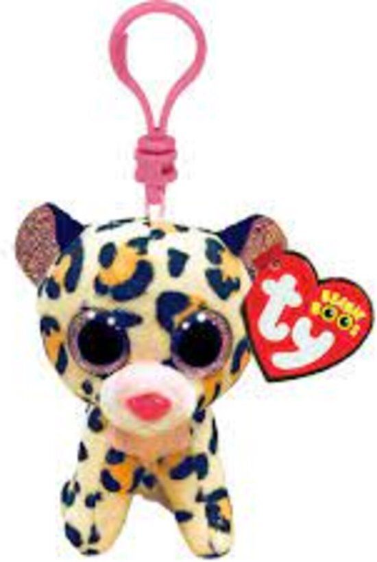 Ty Beanie Boo s Clip Livvie Leopard 7cm bruin