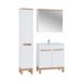 Cintra Ensemble de salle de bain 80 cm - 5 pièces - Blanc