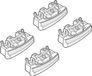 NORDRIVE N21229 Kit voor BMW 3 Serie - Zwart