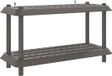 vidaXL Plankenunit 2-laags 100 x 40 x 55,5 cm PP Lichtgrijs