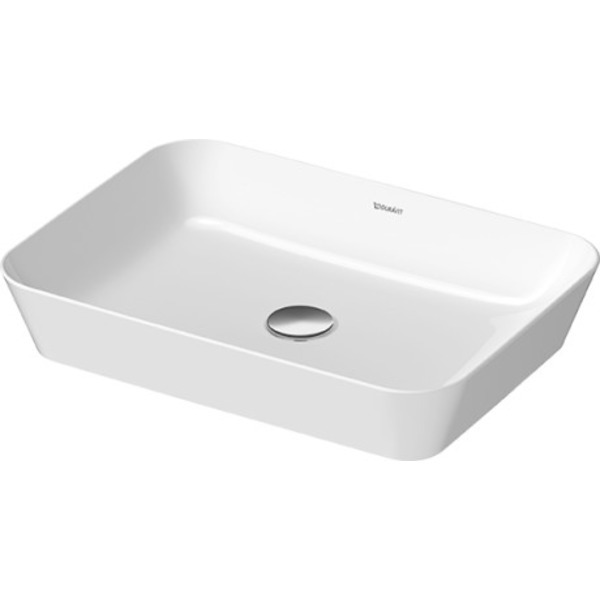 Duravit Cape cod opzetkom rechthoekig 55x40cm wit-mat wit 2347552600