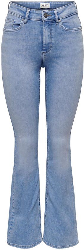 ONLY ONLBLUSH Mid waist Flared fit Jeans - Special Bright Blue Denim - L X L34