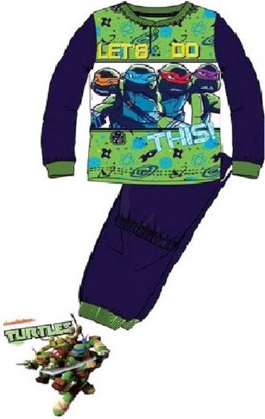 Teenage Mutant Ninja Turtles Pyjama - Blue - Size 98 - 100% Cotton