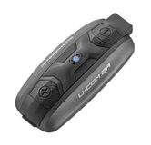 INTERPHONE UCOM2R Interphone de moto unique avec Bluetooth 5.1, idéal pour une communication à 2 jusqu'à 300 m, avec son HD avec haut-parleur de 40 mm et autonomie de 30 h.