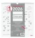 Finocam 787007326 Wandkalender 2026 Meerkleurig Spaans