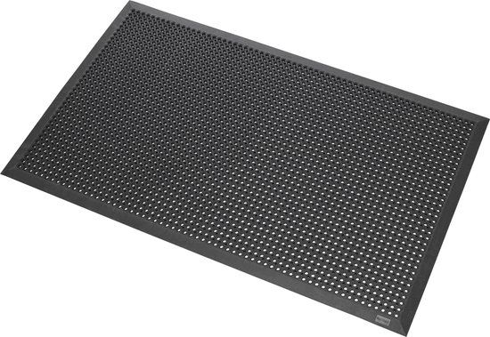 Notrax Oct-O-Flex Bevelled™ rubberen entreemat voor buiten 70cm x 90cm Zwart