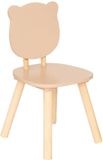 Atmosphera Chaise enfant ours - naturel - bois - D26 x H49 cm