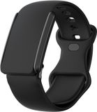 Strap-it Siliconen bandje met druksluiting - geschikt voor de Whoop 4.0 (zwart)