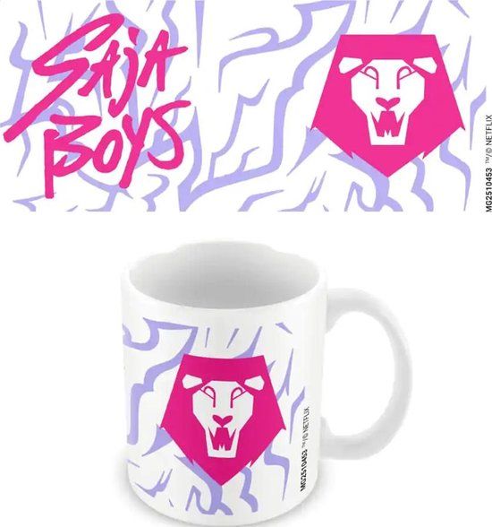 KPop Demon Hunters Pyramid Posters Ltd K-pop Demon Hunters (saja Boys Logo) White Pod Mug