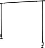 Home deco Factory Brede Tafelbeugel met klemmen - Zwart - Metaal - 200 x 106 cm