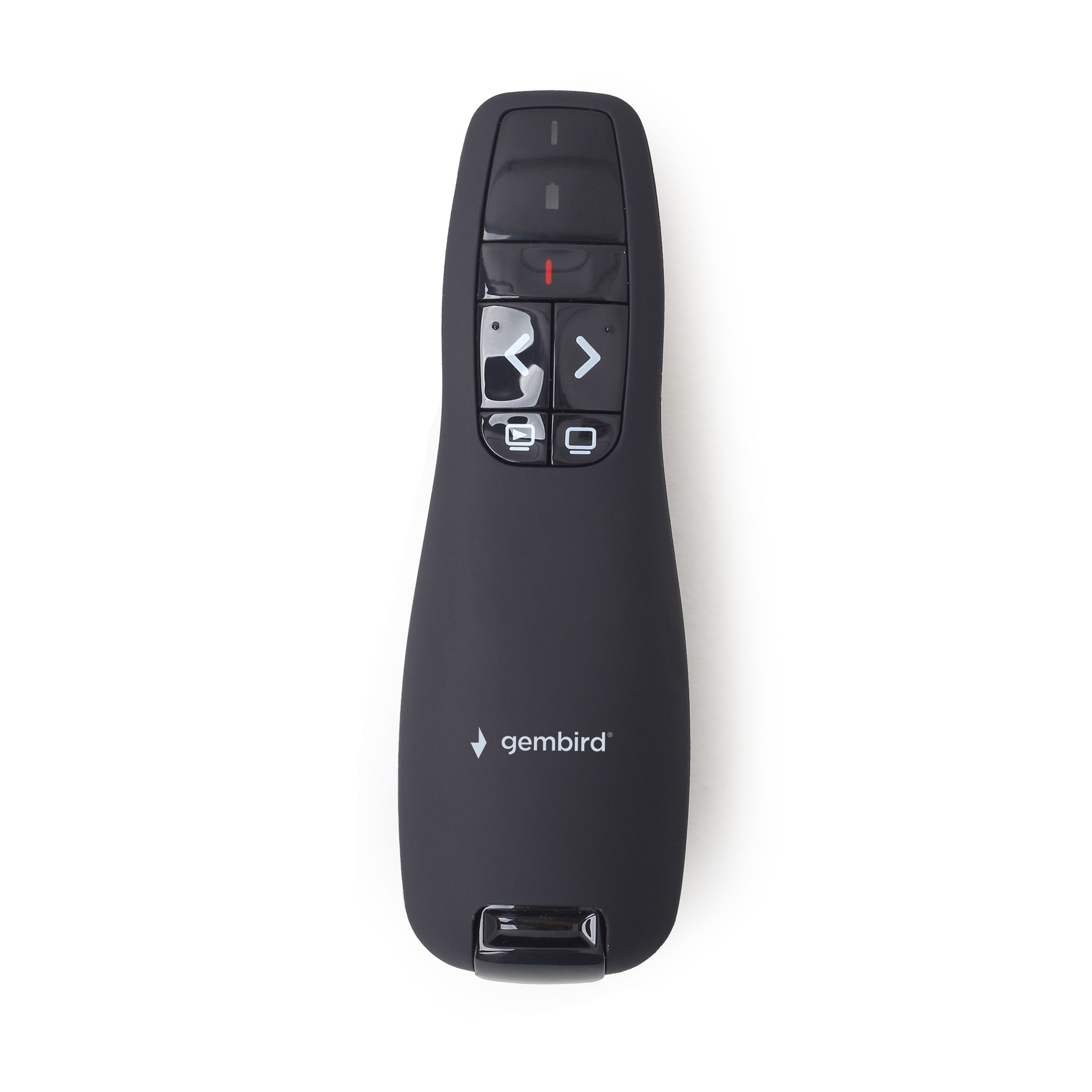 Gembird Wireless Presenter with Laser Pointer - Black